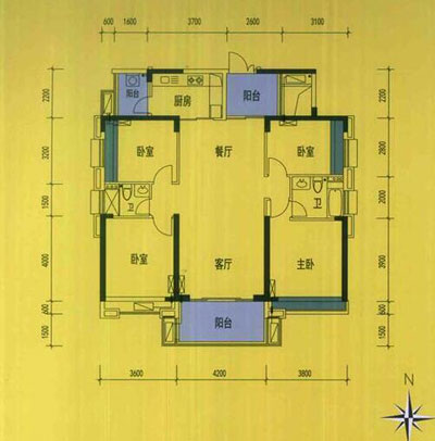 888集团电子游戏家装：拉萨禅城怡翠晋盛花圃132㎡的中式风格装建鉴赏