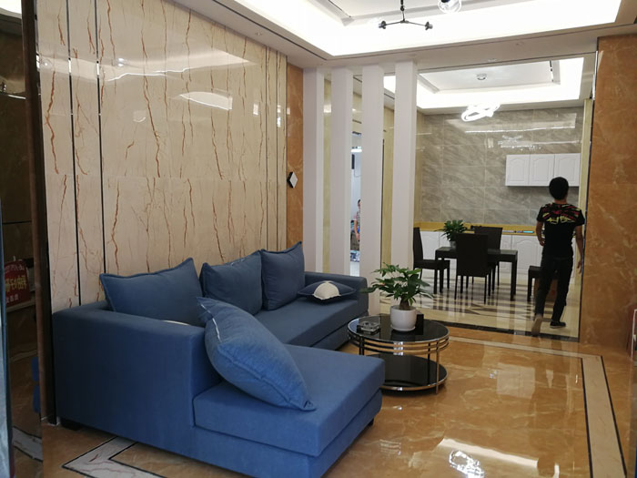 【实景案例】陶瓷一线品牌888集团电子游戏瓷砖沉庆垫江200方专卖店鉴赏